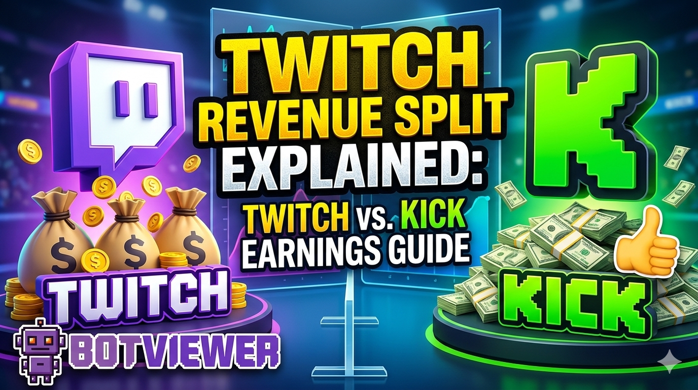 Twitch revenue split